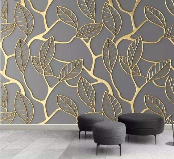 معلم دهانات الرياض - اشكال ورق جدران